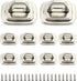 10 Pack QWORK Laptop Cable Lock Anchor, Steel Desk Mount Anchor Accessory, Security Anchor Base Plate for Laptop Cable