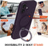Vanxiliiy 17 17 Compatible with iPhone Case Stand, Slim Comfortable Liquid Silicone Phone Cases Fit for iPhone