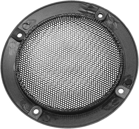 uxcell 4 Inch Speaker Grill Cover, Mesh Decorative Circle Subwoofer Guard Protector - Black
