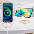 ROSYQUARZ 1 Pack) Cell Phone Stand for Desk, Metal Mobile Phone Stand Holder, Cute Rose Gold Cell Phone Display Holder