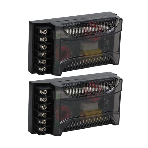 2 Way Car Audio Crossover, 2pcs Speaker Frequency Divider, Up to 300 Watts