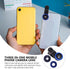 Hemobllo Phone Camera Lens - 3 in 1 Kit, 180° Fish Eye + 0.67X Wide Angle + Macro Lens, Universal Clip