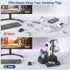 KDD Headset Headphone Stand with Drawer - Rotatable & Detachable Controller Holder for Desk - Multifunctional Organizer