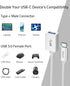 Syntech USB Type C to USB Adapter, Aluminum Alloy, Male to Female, 5 Gbps Transfer Speed