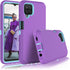 Heavy Duty Armor Case for Samsung Galaxy A12 6.5", Rugged Shockproof Dual Layer Hybrid Cover with Silicone Bumper,