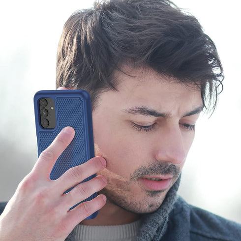 BNIUT Dual Layer Protective Case for Samsung Galaxy A13 5G, Rugged Shockproof Cover with Non Slip Textured Back