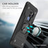 Asuwish Samsung Galaxy S9 Plus Phone Case with Tempered Glass Screen Protector, Hybrid Protective Cover with Ring