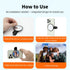 Yeecuem 16 15 14 13 Portable Phone Rear Camera Selfie Mirror, Check Your Look Using the Back Camera, Compact Phone