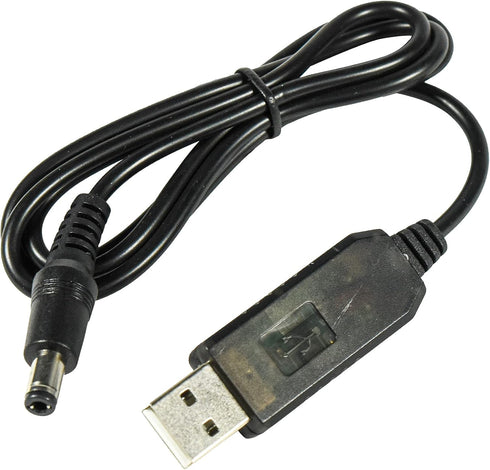 5V 12V HQRP USB to DC Step-Up Module Converter Cable Compatible with Household Electronics, Mobley Device, Portable DVD