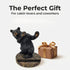 5" The Bridge Collection Black Bear Cellphone Stand - Black Bear Decor for Cabin, Mountain, Camping Decor for Home