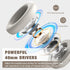 RUNOLIM Hybrid Active Noise Cancelling Headphones, 70H Playtime, Bluetooth Wireless Over Ear, HiFi Audio