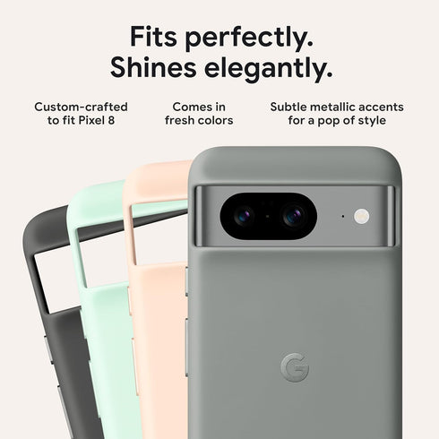 Google Pixel 8 Case - Durable Stain-Resistant Silicone Protection for Android Phone, Rose