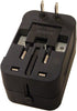 Zinalop MP3s Travel Adapter, Universal Power Adapter Worldwide Wall AC Power Plug Converter Travel Charger with Type-C