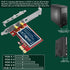 Wireless N 2.4GHz 300Mbps PCIE Wireless Network Adapter for Windows and Linux PCs, PCIE WiFi Card