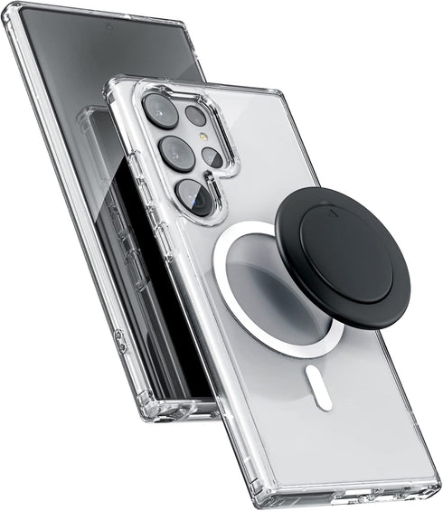 Encased Magnetic Pop Case for Samsung Galaxy S23 Ultra 6.8 (2023) with Compatible Magnet Phone Grip Socket