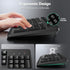 TECKNET Life,Spill-Resistant,2.4G Wireless Keyboard and Mouse Combo, Full-Size Ergonomic Keyboard & Optical Mouse