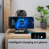 Wireless Charger for Samsung with Clock, 3 in 1 Charging Station for Samsung Galaxy S24 Ultra/S23 Ultra/Z Flip 6/5/Fold