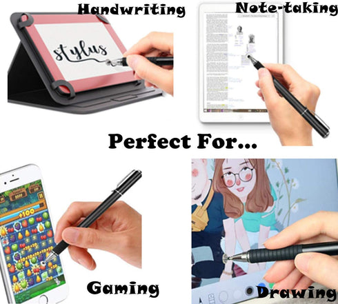 Fine Point Disc Stylus Pen for Apple iPad Pencil, Compatible with iPhone, iPad, Samsung Galaxy, All Touch Screen