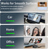 TUTGLOBAL Vacuum Suction Magnetic Car Phone Holder Mount Fit All Phones,Adjustable Phone Holders for Your Car Home
