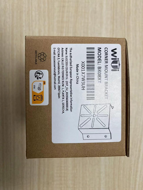 WiTi Mini Size Corner Wall Mount for WiFi IP Camera - Solid Metal Holder for Security Cameras, Compatible with Wyze