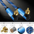 EMK 10Feet RCA Cable Male to Male Digital Coaxial Audio Cable for Subwoofer, TV, Sound Bars