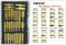 Gun Cleaning Rod Fitting Adapters, 30 pcs Pack, 5-40, 8-32, 10-32, 5/16-27, M3, M4, M5 Threads in Male and Female