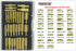 Gun Cleaning Rod Fitting Adapters, 30 pcs Pack, 5-40, 8-32, 10-32, 5/16-27, M3, M4, M5 Threads in Male and Female