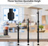 Selens 9.4"-18.5" 1/4" Tabletop Camera Desk Mount Stand, with Ball Head, Adjustable Desktop Stand Mount for DSLR