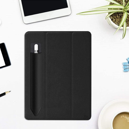 BoxWave Stylus Pouch, Stylus PortaPouch for Apple iPhone 12 Pro Max, Stylus Holder Carrier, Jet Black