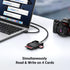 UGREEN 3.0 5Gbps 4 MMC, SD Card Reader USB Card Hub Adapter Read Cards Simultaneously CF, CFI, TF, SDXC, SDHC, SD