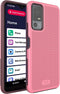 TUDIA MergeGrip Compatible with Lively Jitterbug Smart 4 Phone Case/TCL 40XL, Shockproof Slim Protection