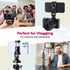 ULANZI Metal Phone Tripod Mount ST-10, Universal 360° Smartphone Adapter with 2 Cold Shoe Mounts, Adjustable Cell Phone