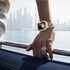 Surace Gold Apple Watch Bands 45mm for Women, Bling Diamond Rhinestone Link Bracelet with 2 in 1 Waterproof Case