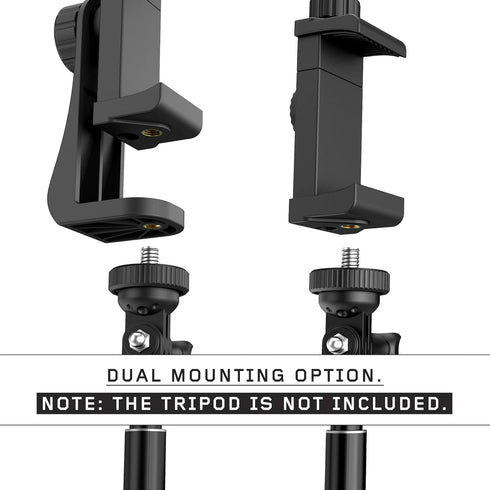 Zttopo Universal Phone Tripod Mount Adapter with ireless Camera Remote, Cell Phone Holder with Adjustable Clamp