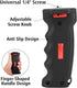 Phone Vlogging Holder, Cell Phone Camera Handle Grip Stabilizer, Ergonomic Smartphone Video Stabilizer with Cold Shoe