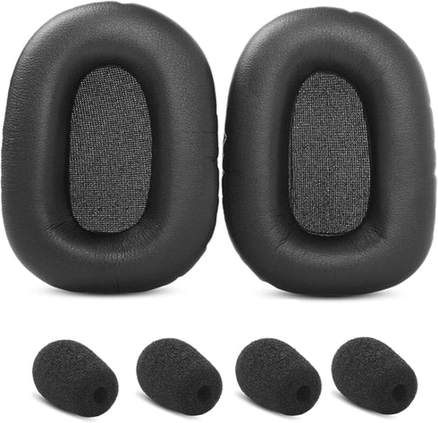 TaiZiChangQin Cushion Ear Pads Mic Foam Replacement for VXI BlueParrott B450-XT B650-XT Bluetooth Headphone