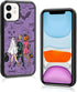 Halloween Spooky Ghost Phone Case for iPhone 11, TPU Shockproof Protective Cover with Eyeball Bat Bones Design - Gift