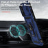 Military Grade 16ft Drop Tested Case for iPhone 12, with Screen Protectors and Camera Cover, Magnetic Kickstand