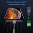 Apple MFi Certified iPhone Charger 3Pack - 3FT USB A Fast Charging Cable for iPhone Xs Max/XS/XR/8/7/6S/SE/iPad (Silver)
