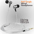 Sephia SP3060 Wired Headphones: HD Bass, Lightweight Aluminum, In-Ear Design, S/M/L Tips, Earphone Case, 3.5mm Cord.