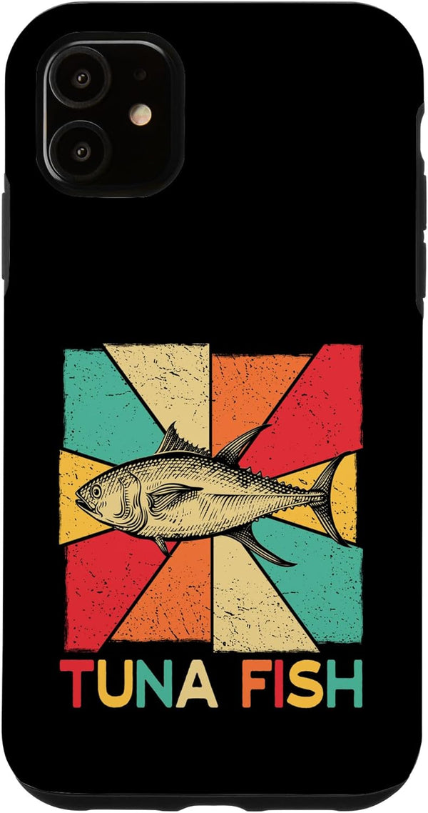 Tuna Fishing Apparel Co. Vintage Tuna Fish Lover Retro Style Tuna Whisperer Gift Case for iPhone
