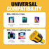 DEWALT 2-Port USB Car Charger, 24W Fast Charge Dual Port USB-A for iPhone 14 13 12 11 Pro Max X XR XS 8 Plus 6s