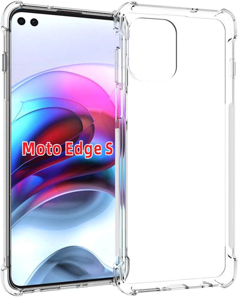 Motorola G100 Clear TPU Case, Transparent Soft Protective Cover for MOTO G100