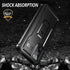 Dexnor Heavy Duty Case for Samsung Galaxy S20 FE 5G, Black Shockproof Protective Cover with Built-in Screen Protector