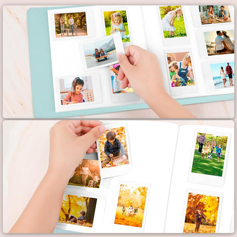 360 Pockets Photo Album for Fujifilm Instax Mini 12 11 9 99 8 40 Evo Instant Camera, Green