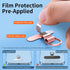 saxsion Phone Charm Holder, Mini Metal Tether Tab - Ultra Thin Stainless Steel Lanyard Patch for iPhone, Universal