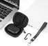 Geekria Shield Earbuds Case for JBL Vibe Buds 2/Flex 2/Beam 2, Tune Buds 2, Hard Shell Travel Bag with Carabiner Clip