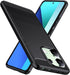 Flexible TPU Case for Xiaomi Redmi Note 13 4G, Brushed Texture Anti-Slip Shockproof Bumper Cover (Black)