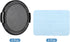 PATIKIL Camera Lens Cap, 4 Pack Sides Pinch Front Cover with Microfiber Cloth for 55mm Lenses