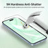 3Pack 16 9H BLEUM CADE Screen Protector for iPhone Plus with Installation Frame, Anti-Fingerprint Hardness Tempered